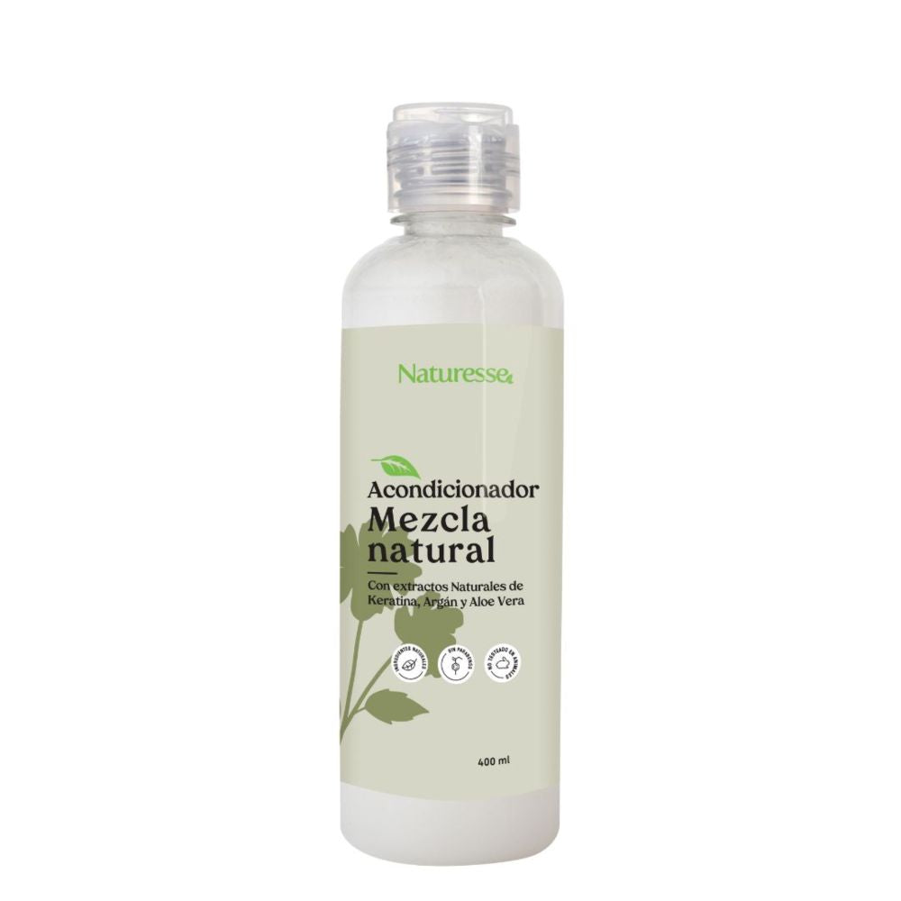 Acondicionador Mezcla Natural Aloe Vera, Aceite de Argán y Vitamina E x 400ml