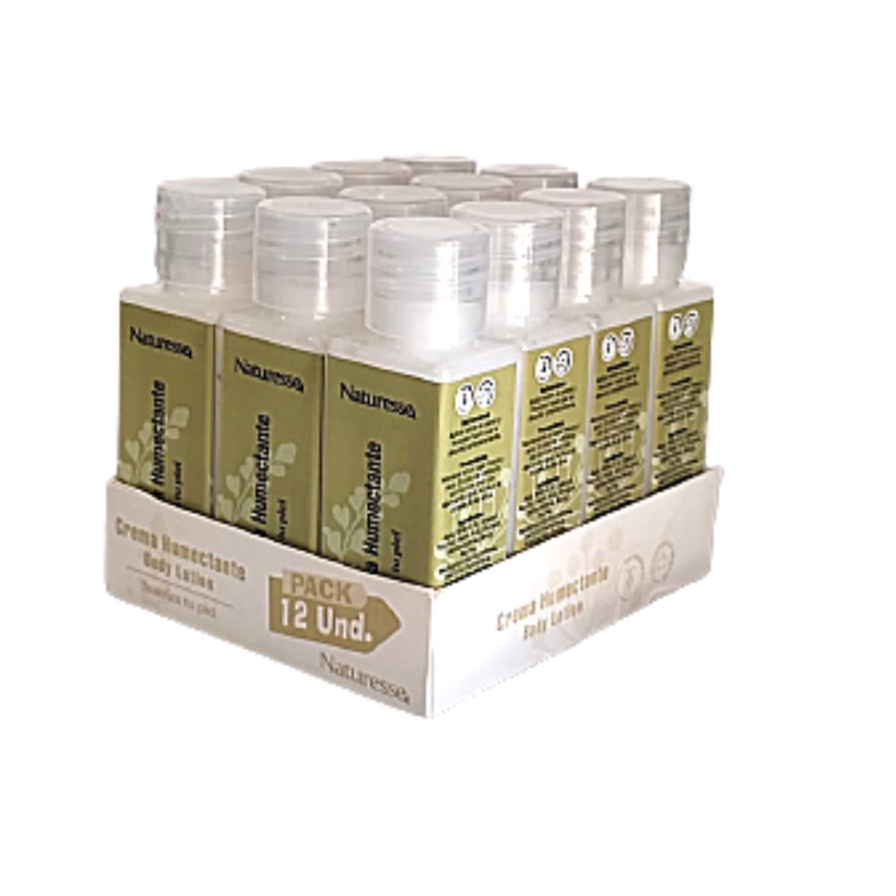 Crema Humectante Manzana Verde Hotel 30ml x 12 unds
