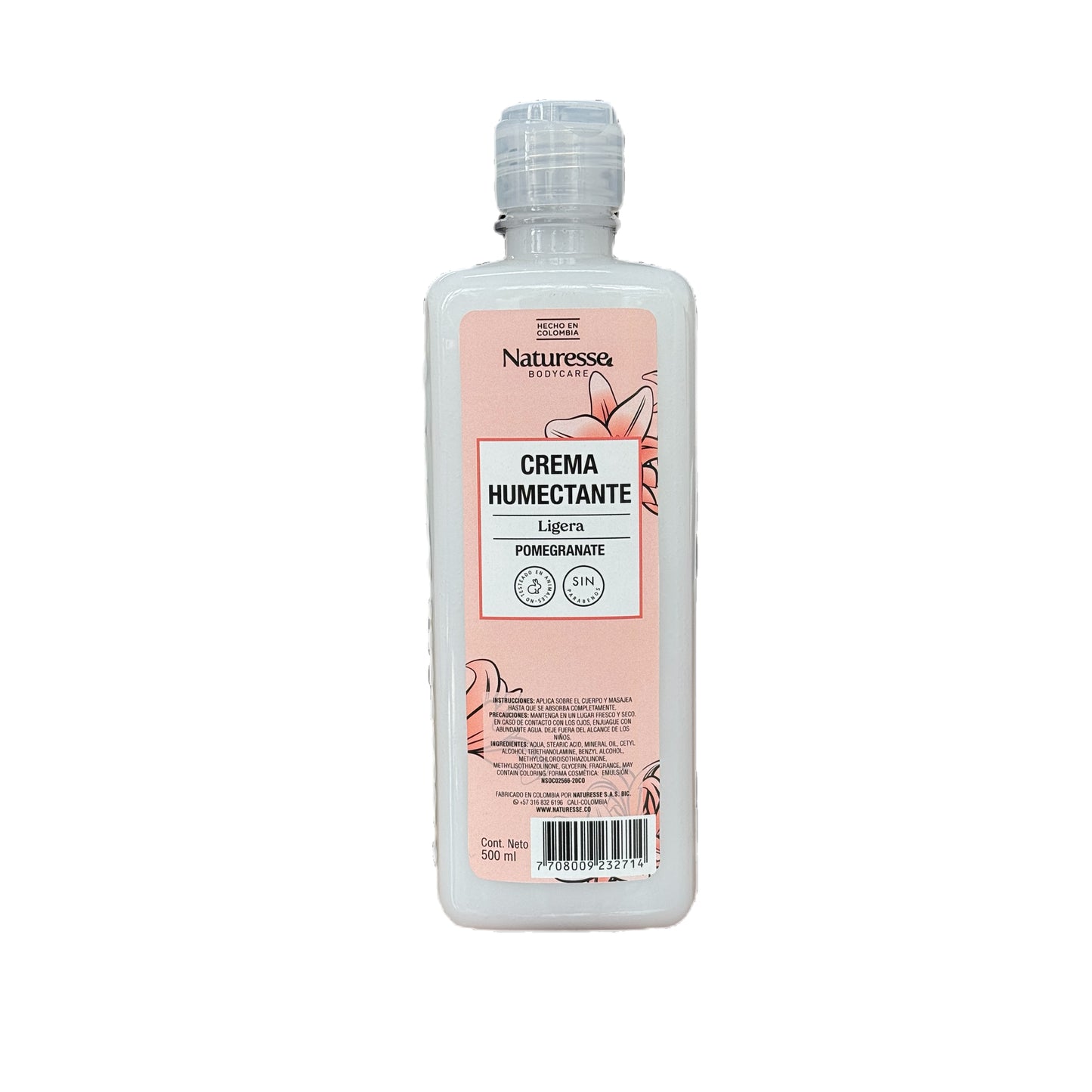 Crema Humectante Ligera Pomegranate 500ml