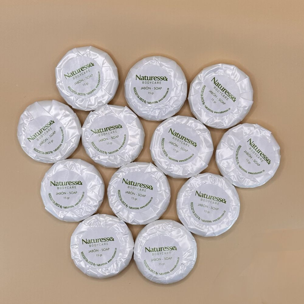 Jabón Vegetal en Barra Manzana Verde Hotel 15gr x 12 unds