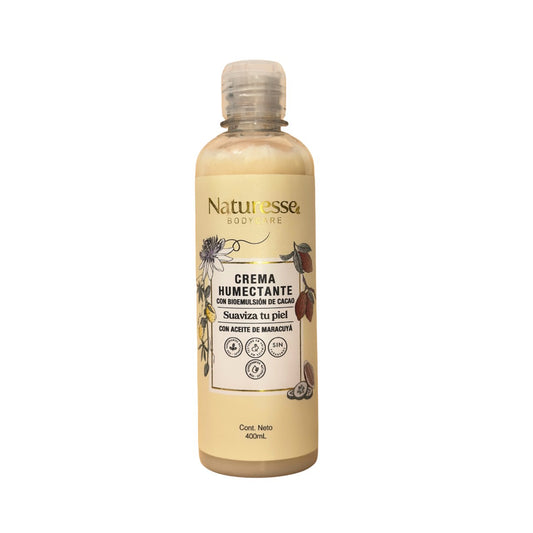Crema  Bioemulsion de Cacao aceite maracuya x 400 ml