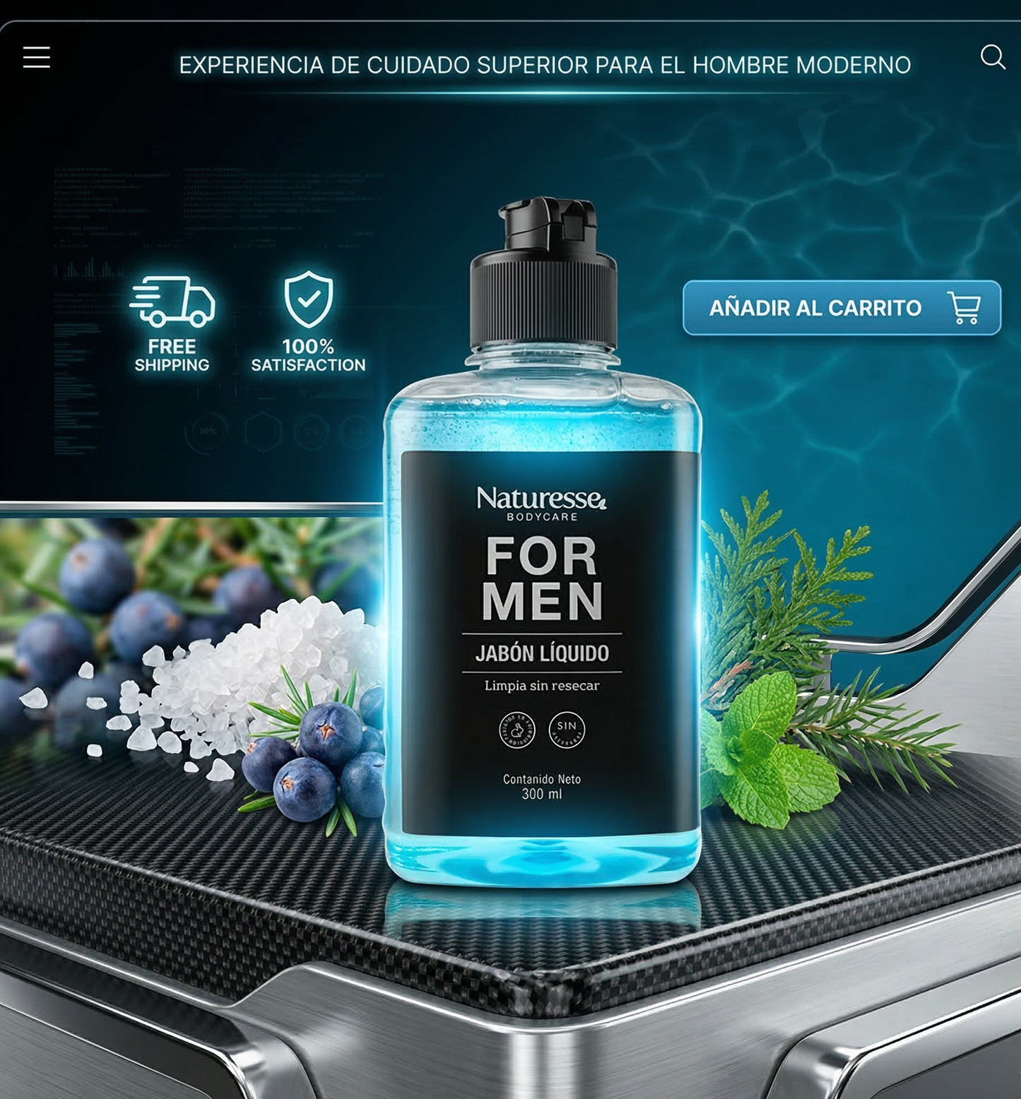 Jabón Líquido For Men 300ml
