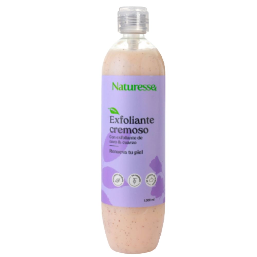 Crema Exfoliante Coco y Cuarzo x 1 Lt