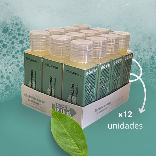 Acondicionador Aloe Vera, Aceite de Argán y Vitamina E Hotel 30ml x 12 unds
