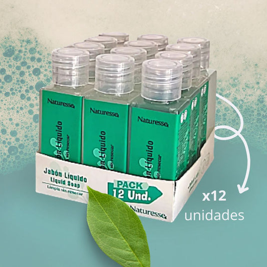Jabón Líquido Manzana Verde Hotel 30ml x 12 unds