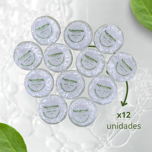 Jabón Vegetal en Barra Manzana Verde Hotel 15gr x 12 unds