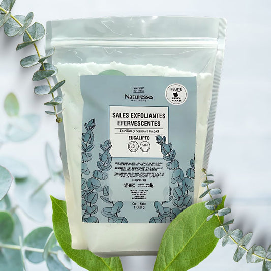 Sales Exfoliantes Efervescentes Eucalipto 1000g Purifica y renueva tu piel