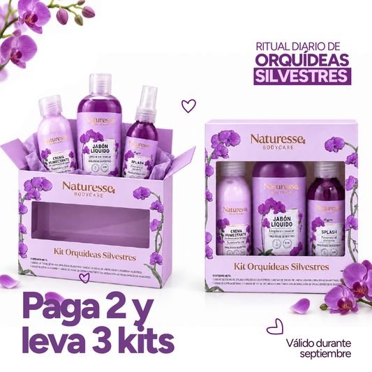Combo Kit Orquídea paga 2 lleva 3